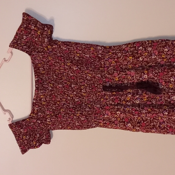 Xhilaration XS Smocked Off Shoulder Romper / Jumpsuit - Picture 3 of 4